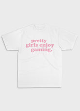 PRETTY GIRLS ENJOY GAMING - Pink | Heavy Premium Shirt